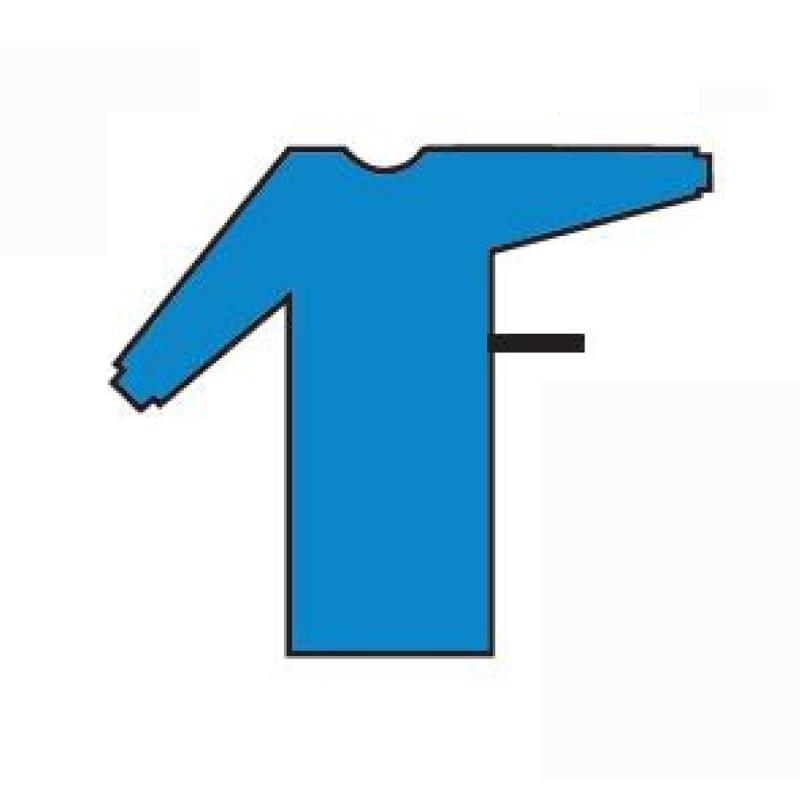 Халат хірургічний, розмір М, спанбонд 30г/м2, стерильний, одноразового використання, ТМ «АХІЛЛ»